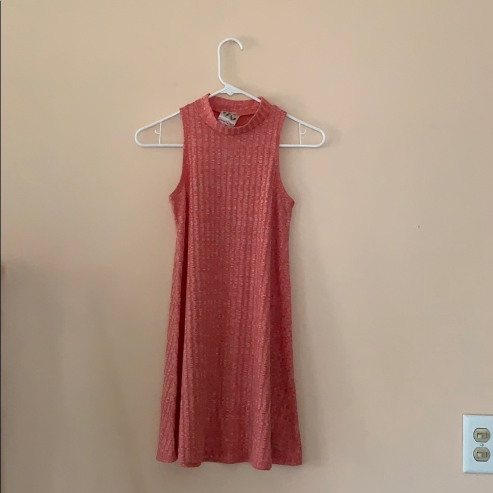 kids orange trendy dress